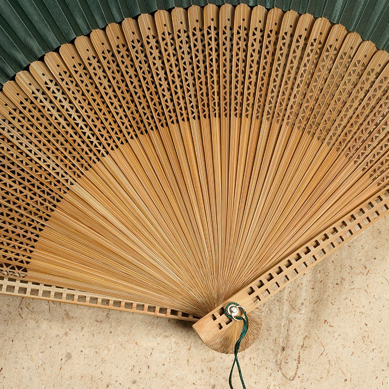 Bamboo Silk Fan