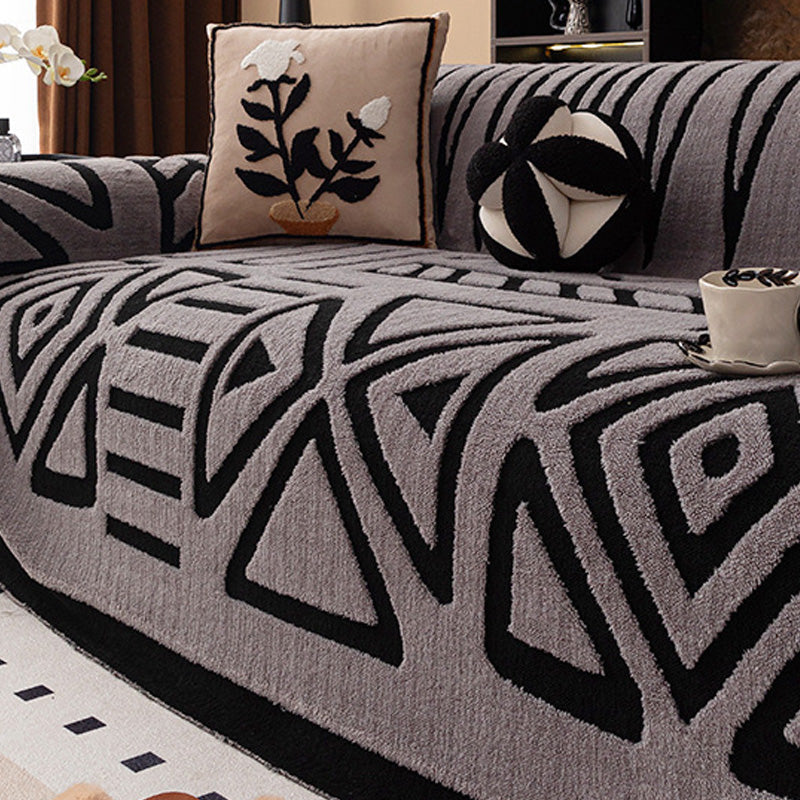 Soft Stretch Sofa Cover with Non-Slip Surface