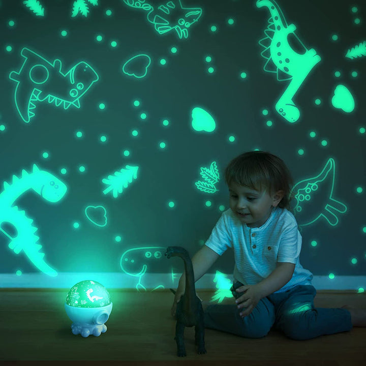DreamAura LED Night Light with Ocean and Star Projection + Music Function
