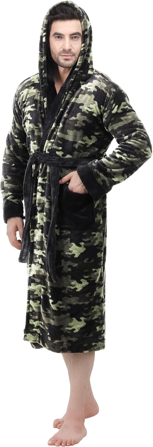 Men's Lightweight Fleece Summer Dressing Gown – Harry