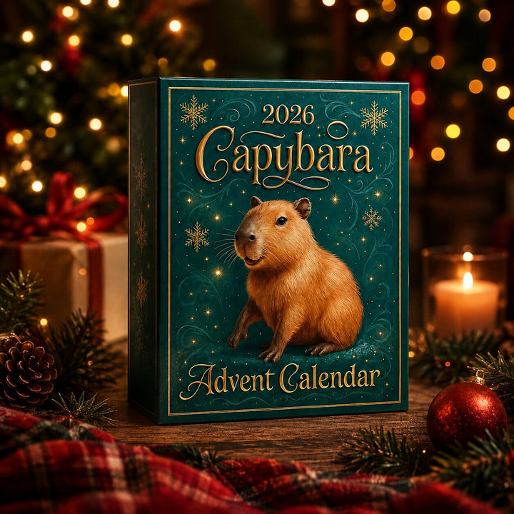 Capybara Advent Calendar 2026 with 24 Surprise Capybara Figures
