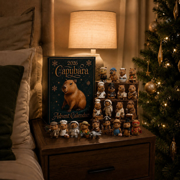 Capybara Advent Calendar 2026 with 24 Surprise Capybara Figures