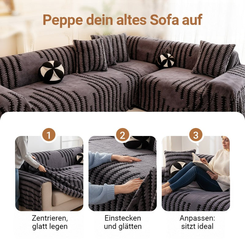 Soft Stretch Sofa Cover with Non-Slip Surface