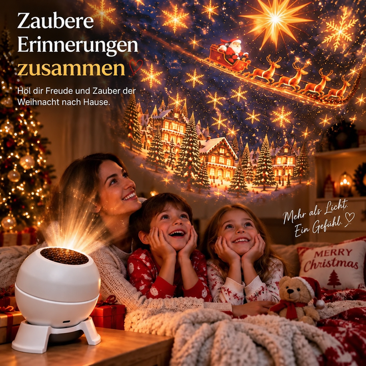 Christmas Projector Night Light for Walls and Ceilings – USB-Powered Festive Decoration
