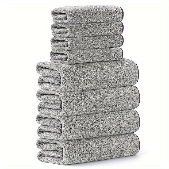 Coral Velvet Towel Set – Absorbent and Quick-Drying
