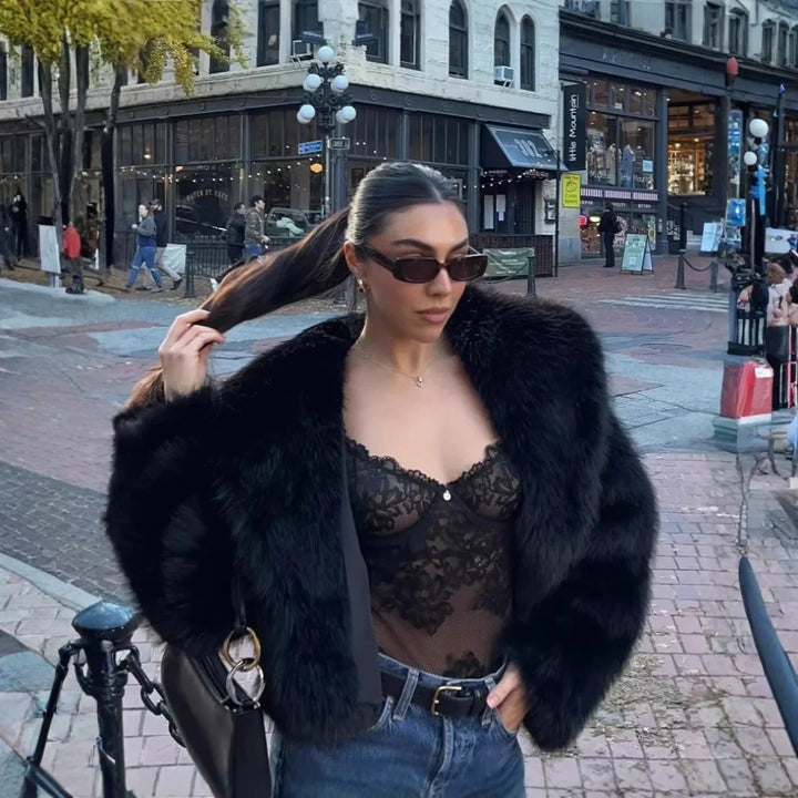 Chic Loose-Fit Winter Coat