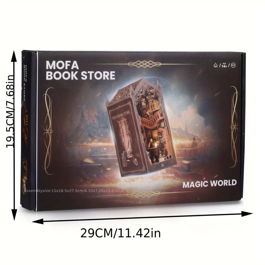 Magical Book House – 3D Wooden Puzzle for Creative Builders