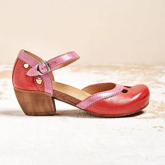 Verona Retro Heel Sandals