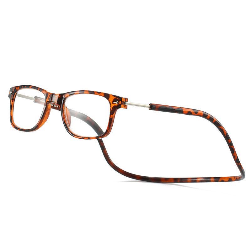 Reading Glasses with Magnetic Neck Hanger and Blue Light Filter with Anti-Loss Design