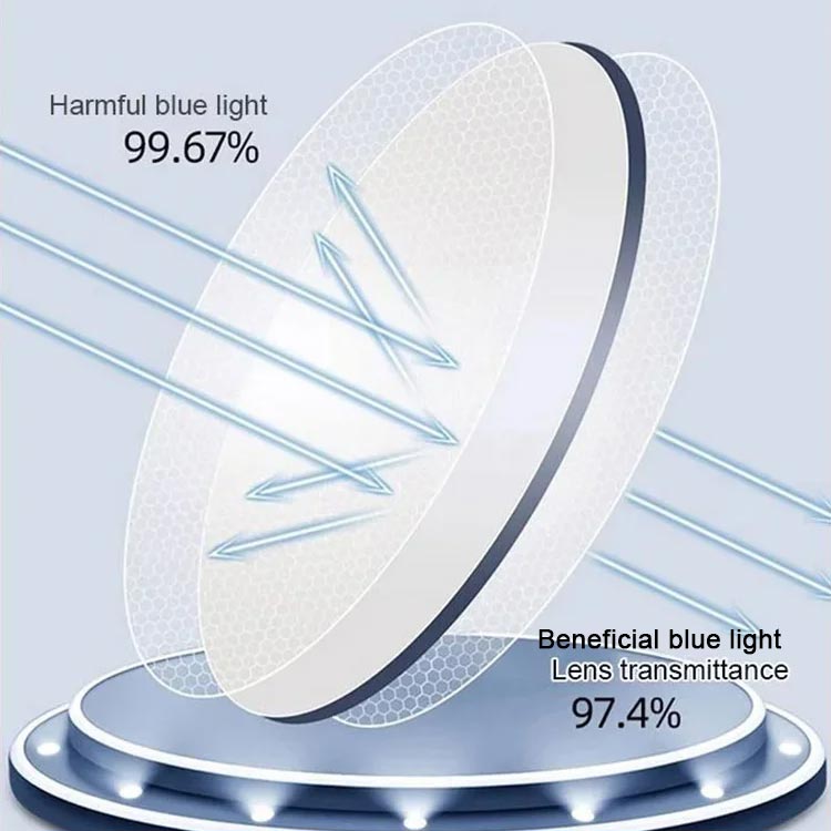 Reading Glasses with Magnetic Neck Hanger and Blue Light Filter with Anti-Loss Design