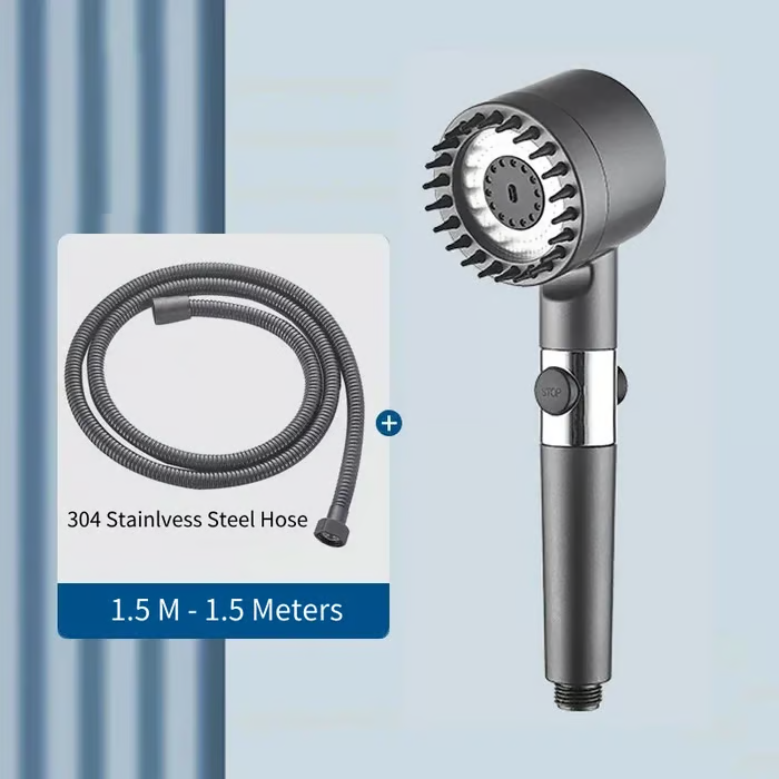 Filtered Shower Head with 5 Filters