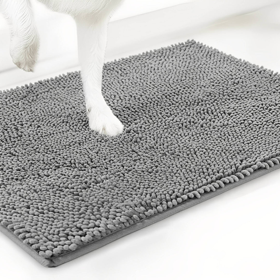 Absorbent Non-Slip Dog Doormat for Muddy Paws
