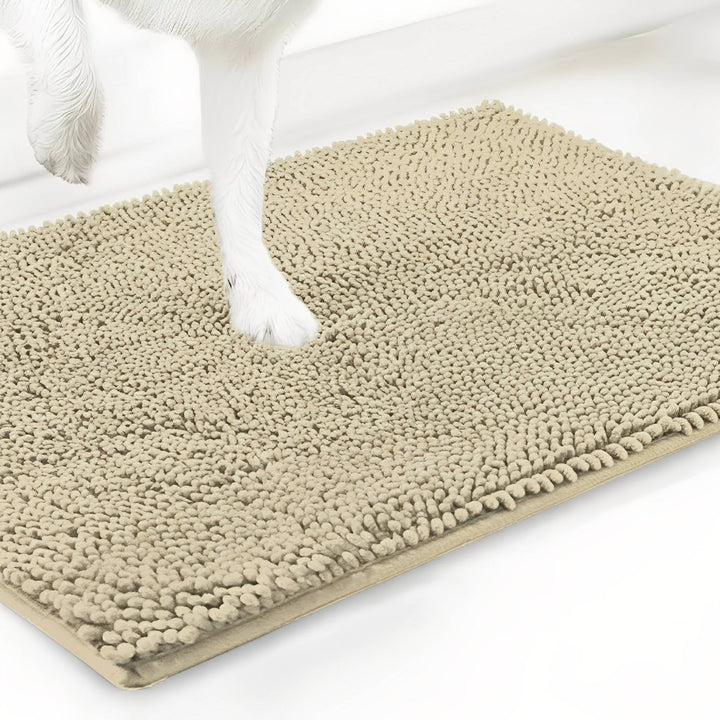 Absorbent Non-Slip Dog Doormat for Muddy Paws