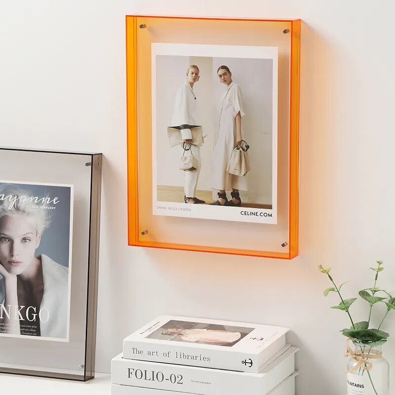 Coloured Transparent Photo Frame – FramePop