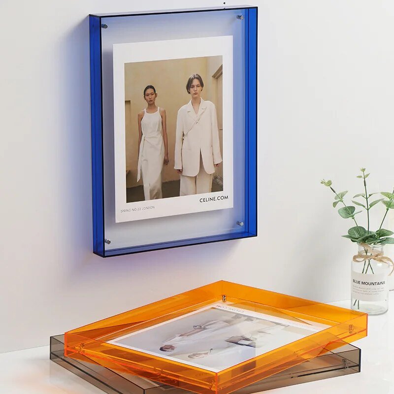 Coloured Transparent Photo Frame – FramePop