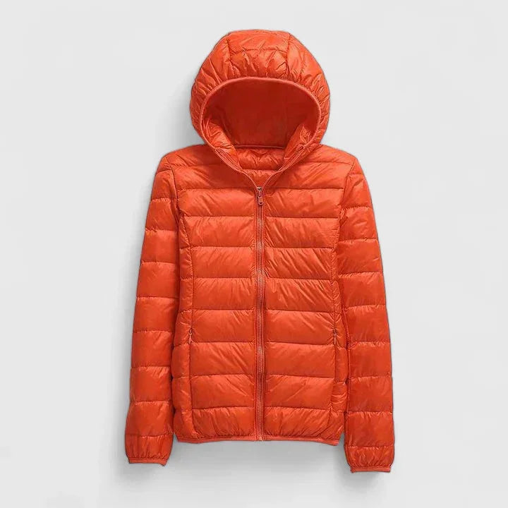 Packable Quilted Zip-Up Puffer Jacket