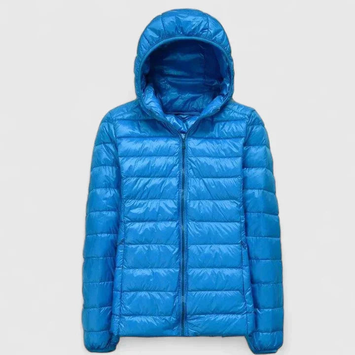 Packable Quilted Zip-Up Puffer Jacket