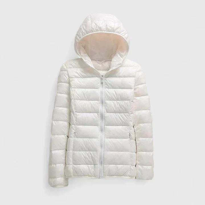 Packable Quilted Zip-Up Puffer Jacket