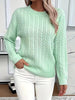 Cable Knit Crew Neck Jumper