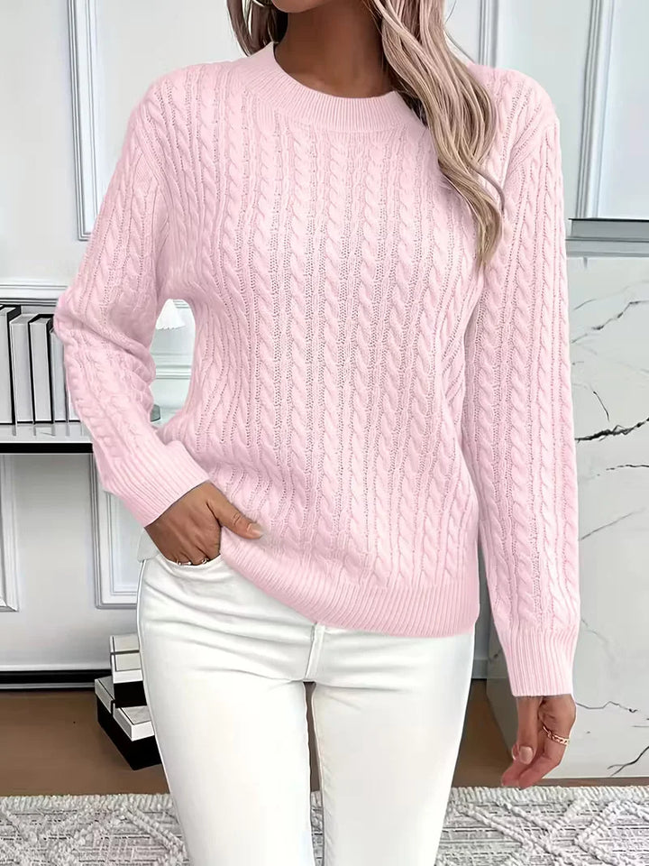 Cable Knit Crew Neck Jumper