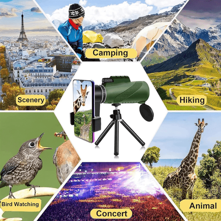 Compact 8x Ultra-Zoom Monocular