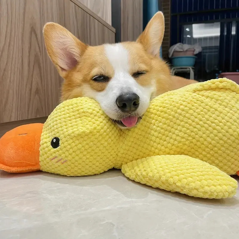 Interactive Dog Toy with Sound and Dental Care - FlappyDuck