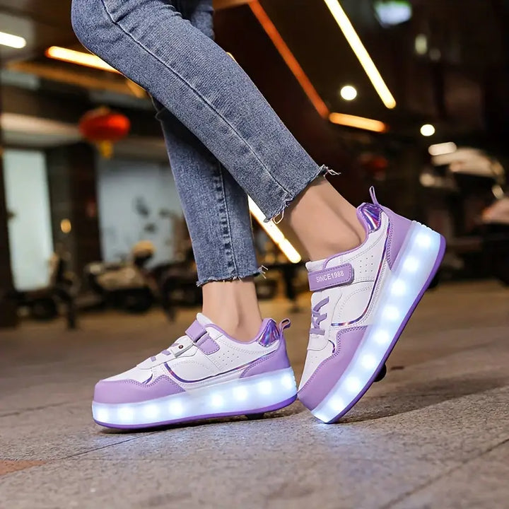 Roll in Style with Velo – Sneakers with Wheels and Light-Up Soles