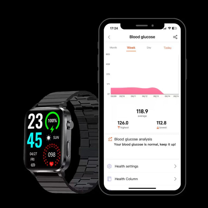 SugaCare Pro Smartwatch | Non-Invasive Glucose Monitor