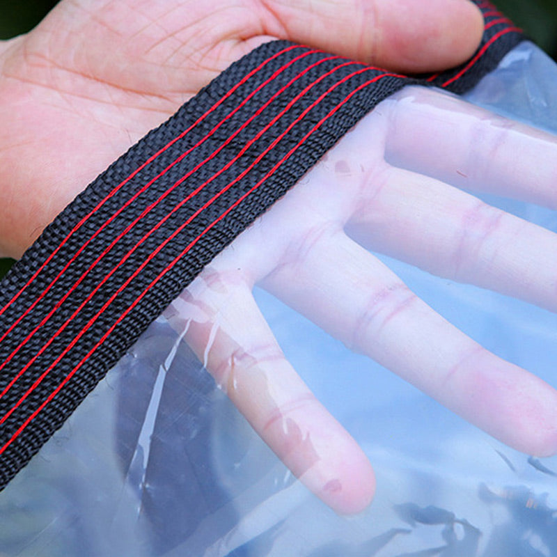 Clear Weatherproof Tarpaulin for Garden, Patio and Outdoor Areas
