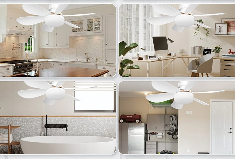 BreezeLux | 2-in-1 Ceiling Fan with Light