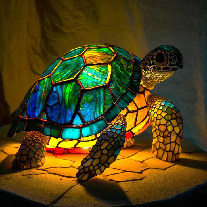 Coloured Glass Animal Lamps – Artistic Table Decoration