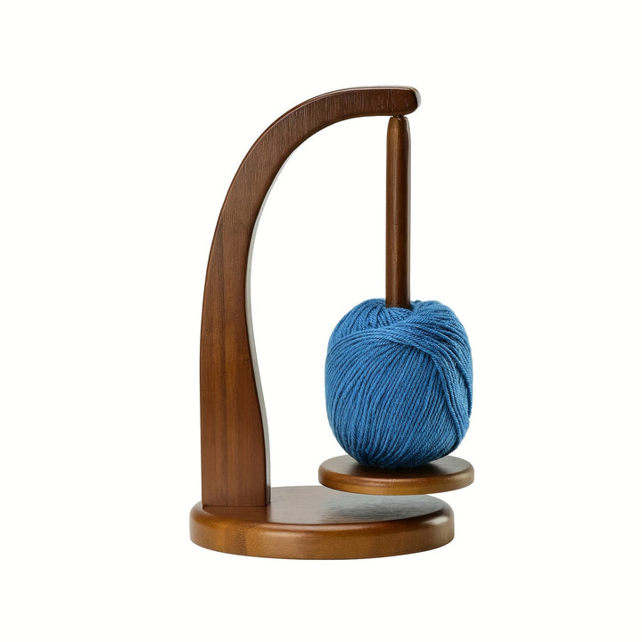 Bamboo Yarn Holder – Practical Storage for Knitting and Crochet Projects