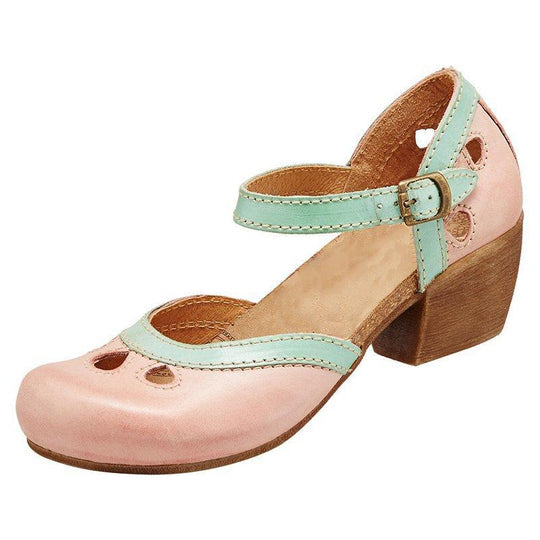 Verona Retro Heel Sandals