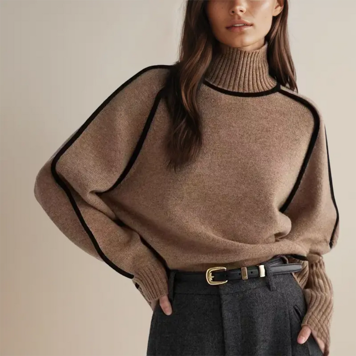 Luxe Fine wool Turtleneck Sweater