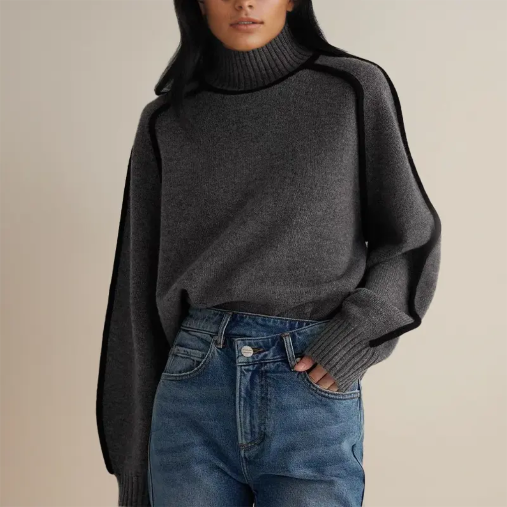 Luxe Fine wool Turtleneck Sweater