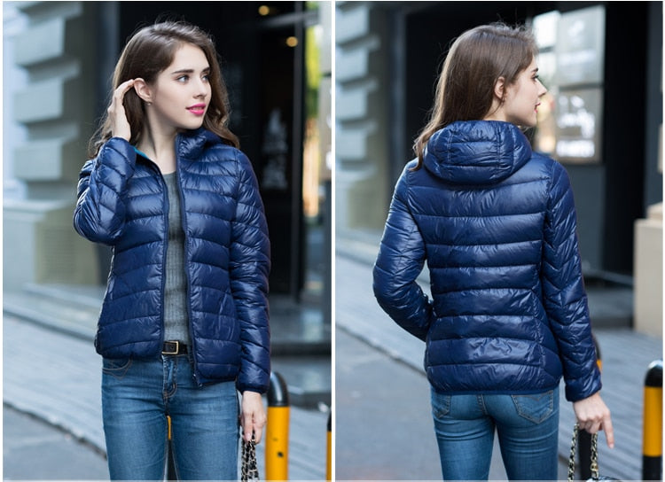 Women's Reversible Down Jacket for Spring 2026 – Aurora