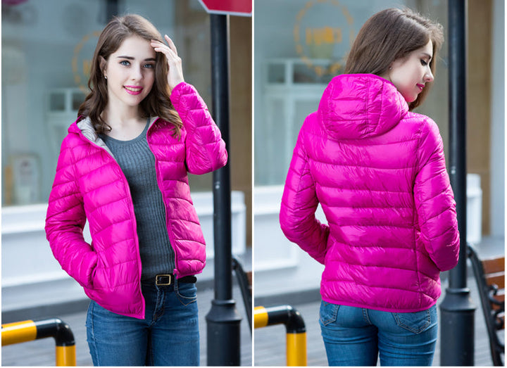 Women's Reversible Down Jacket for Spring 2026 – Aurora