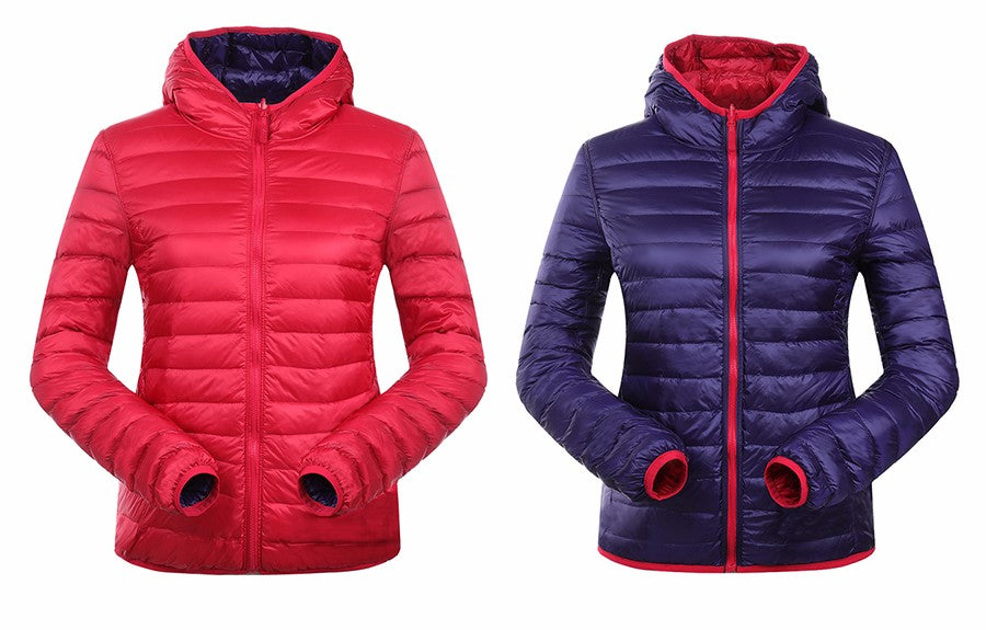 Women's Reversible Down Jacket for Spring 2026 – Aurora