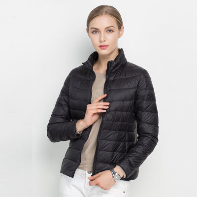 Lightweight Waterproof Down Jacket for Spring 2026 - City Elegance