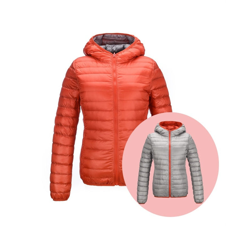 Women's Reversible Down Jacket for Spring 2026 – Aurora