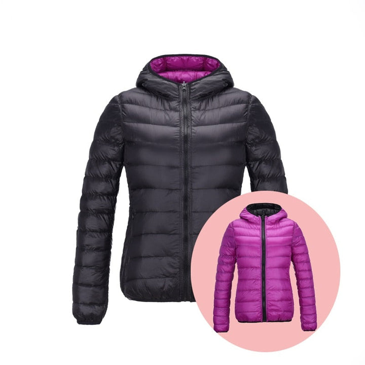 Women's Reversible Down Jacket for Spring 2026 – Aurora