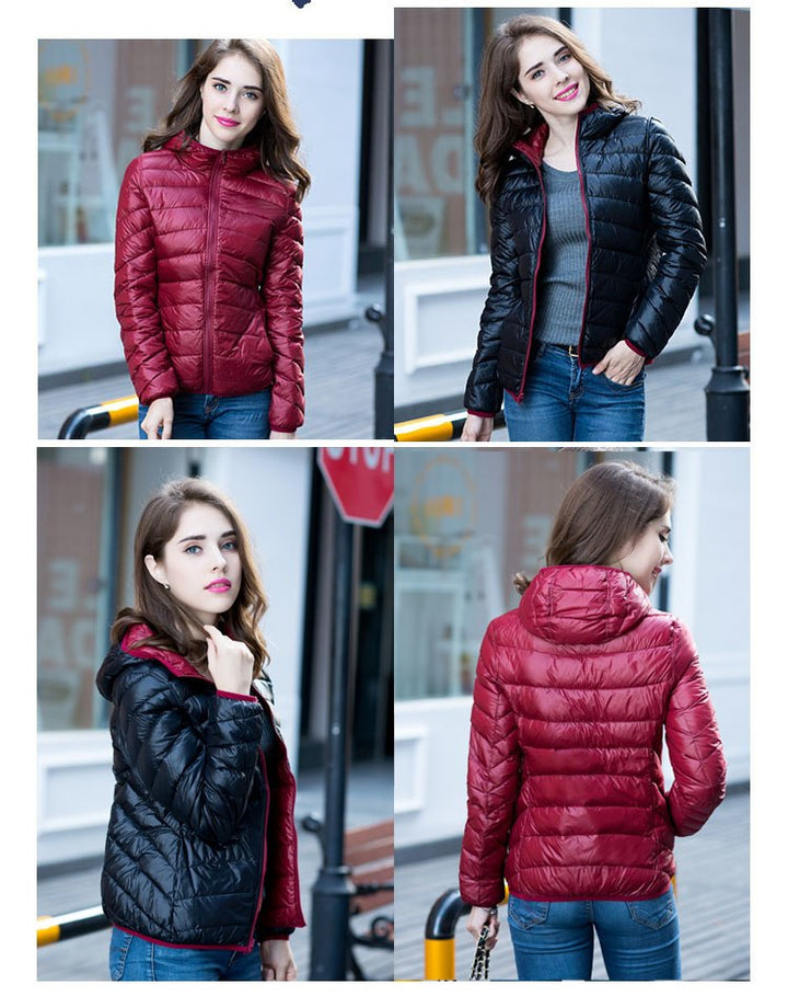 Women's Reversible Down Jacket for Spring 2026 – Aurora