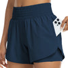 Women's Training Shorts – Double-Layer & High-Waisted