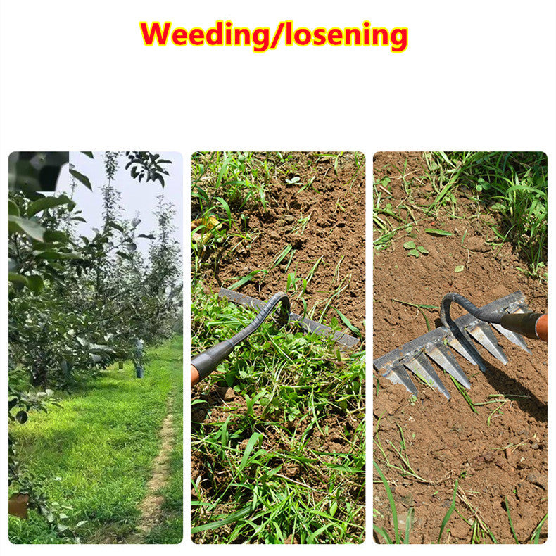Garden Weeding Rake | Sturdy Rake | WurzelKraft