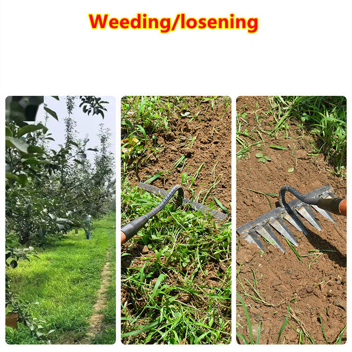 Garden Weeding Rake | Sturdy Rake | WurzelKraft
