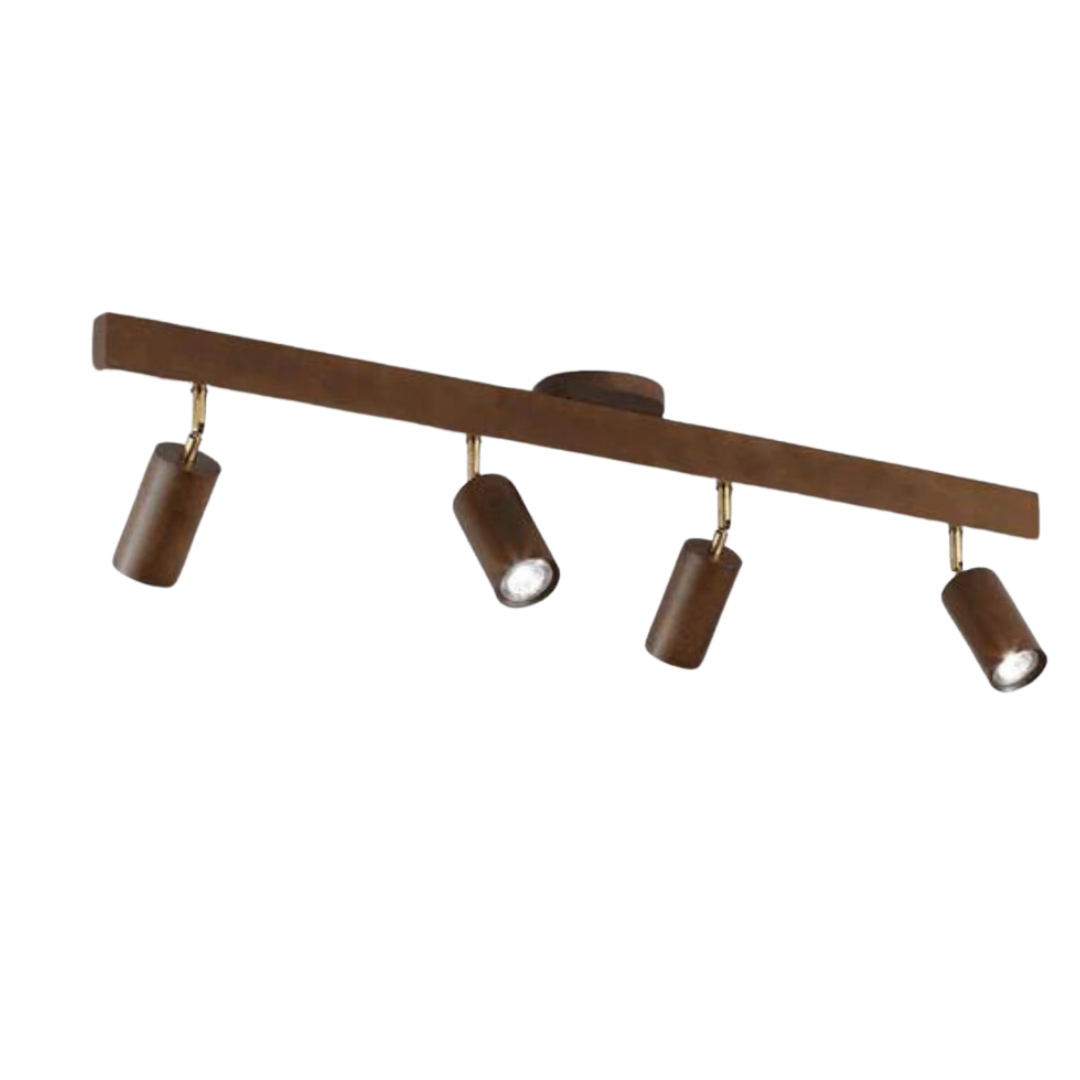 Adjustable Wooden Ceiling Spotlight – EcoLux