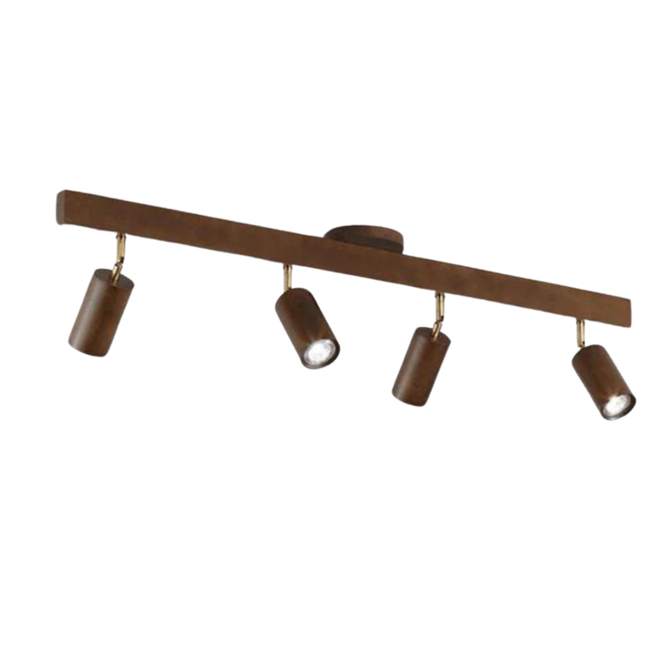 Adjustable Wooden Ceiling Spotlight – EcoLux