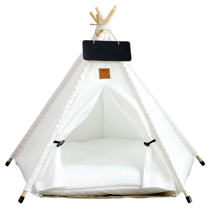 Deluxe Pet Teepee for Cats & Dogs in Canvas