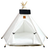 Deluxe Pet Teepee for Cats & Dogs in Canvas