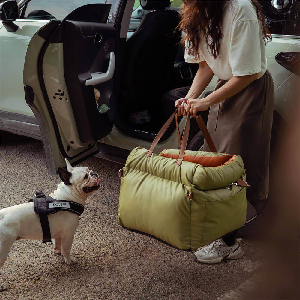 Comfortable Winter Car Seat for Dogs - PawLuxury